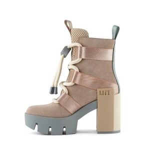 United Nude Grip Nomad Mid II Cameo Mix Platform Ankle Boots 40 1076486157 NEW
